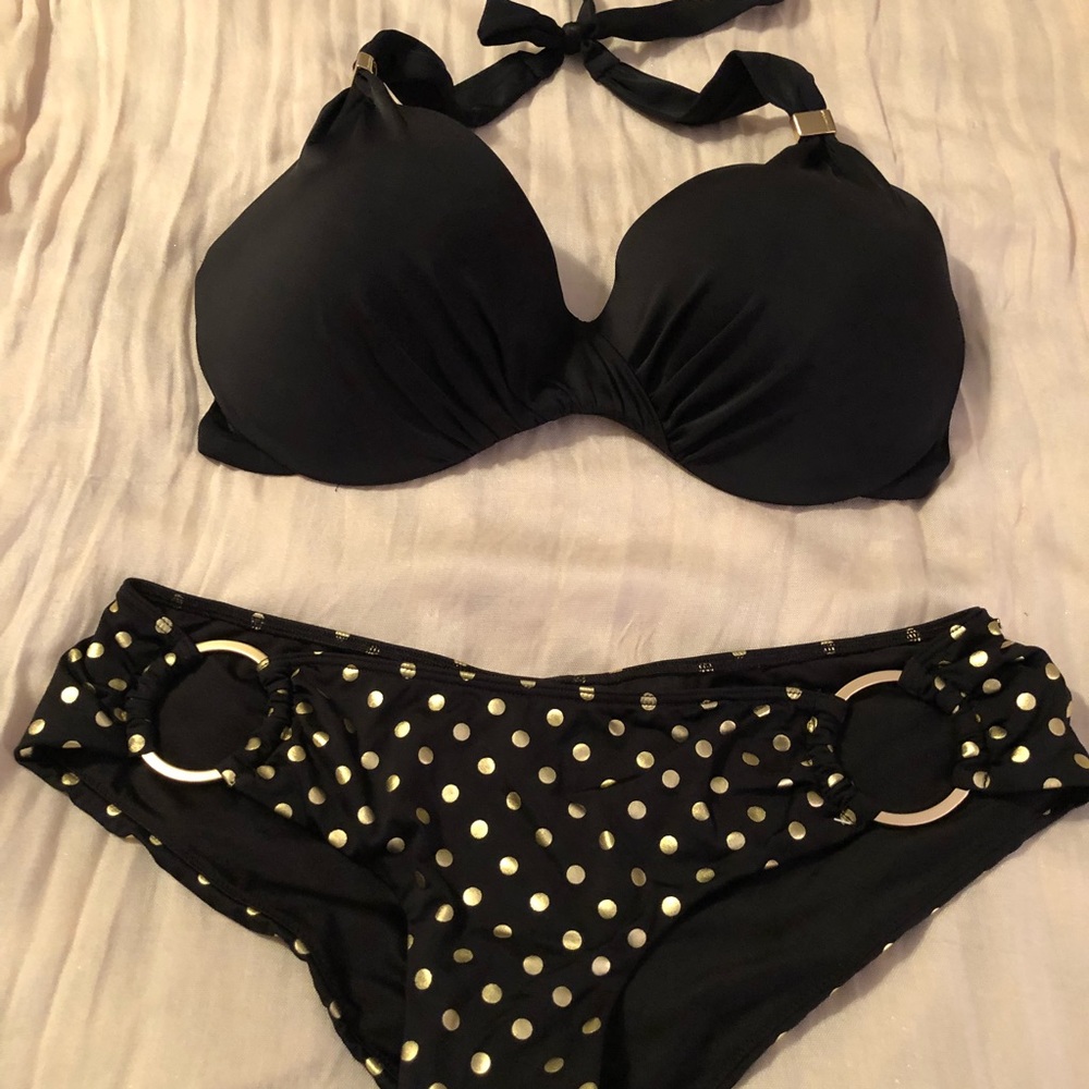 Victoria’s Secret Cheeky Polka Dot Bikini bottom